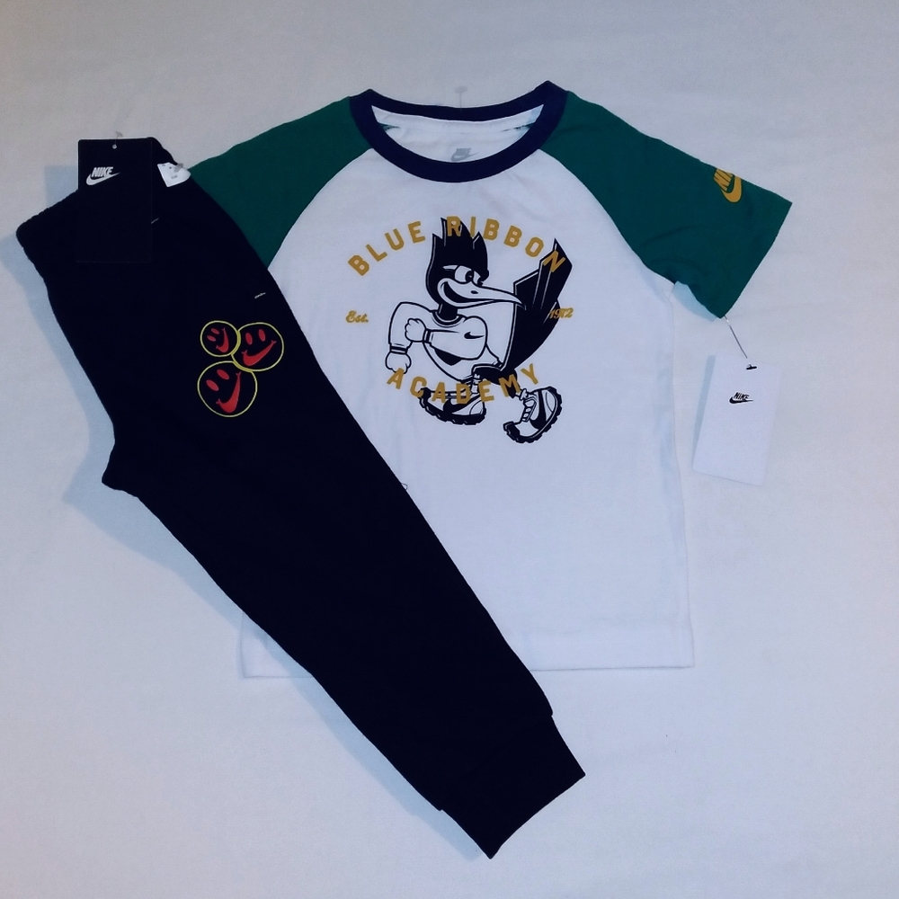 Nike Boys Toddler 2pc Jogger Bottoms & Tee Set- 4T